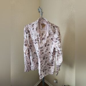 Y Chrome Long Sleeve Button Up Shirt